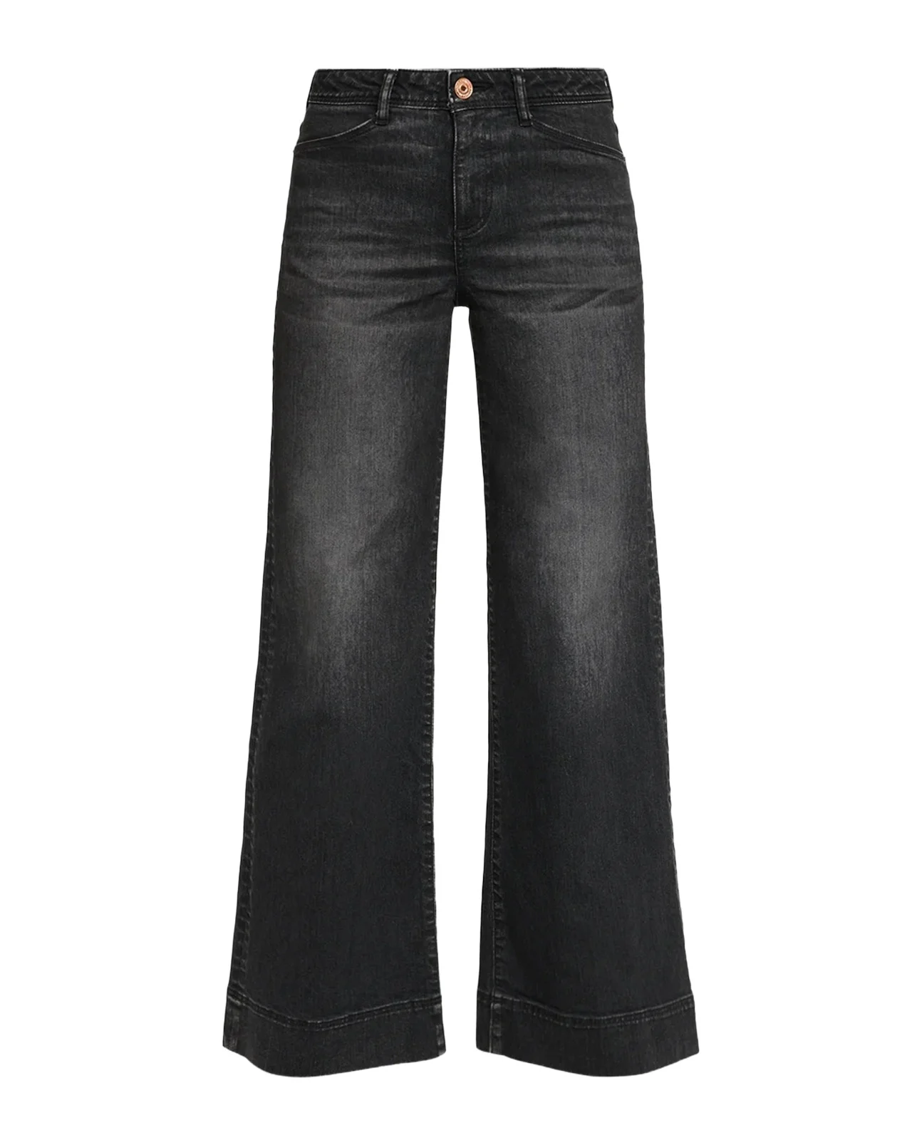 Moussy Vintage Pintuck Flare Jeans