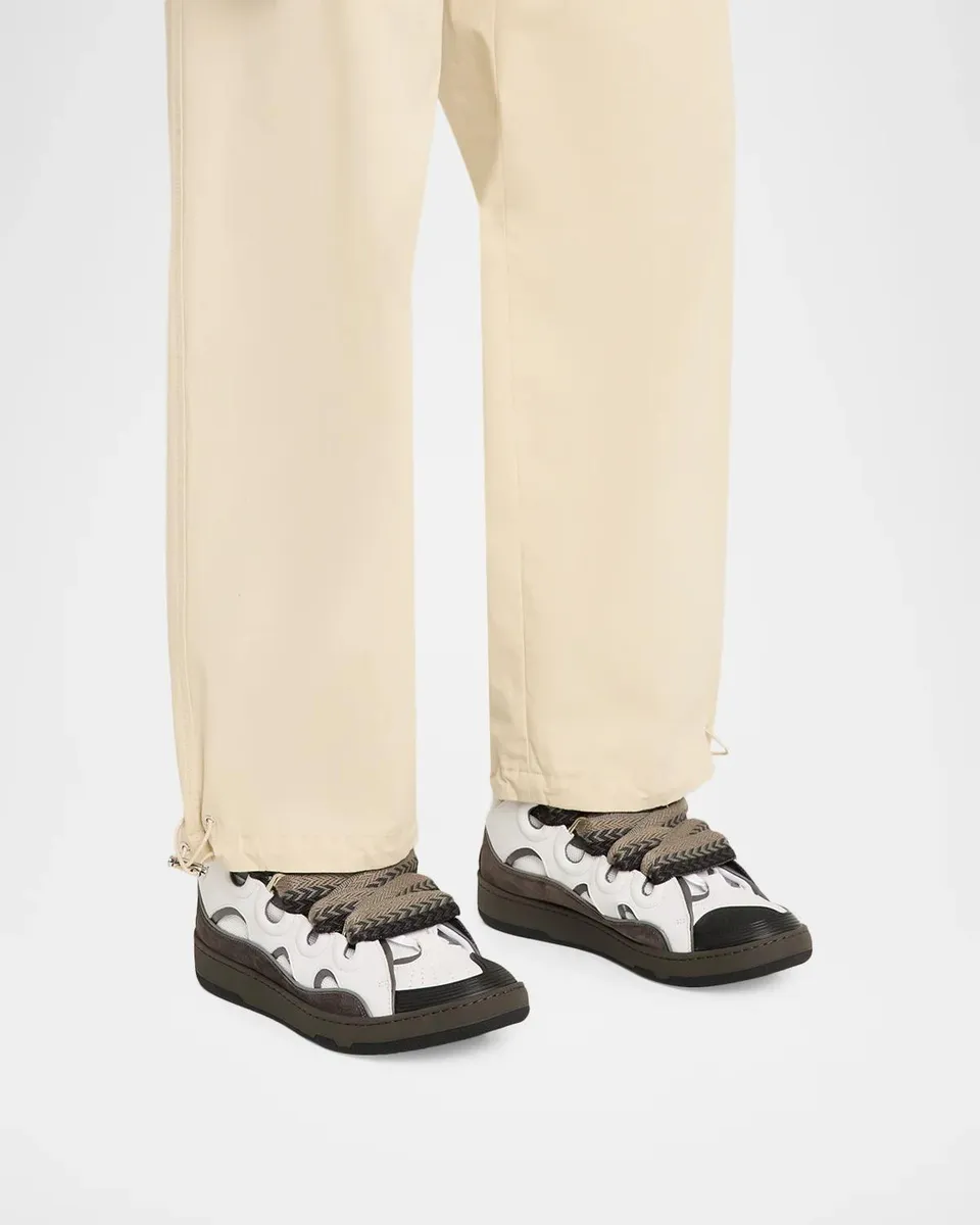 Lanvin Men's Curb Bicolor Sneakers | Thumbnail 2 Lanvin Men's Curb Bicolor Sneakers | Thumbnail 2