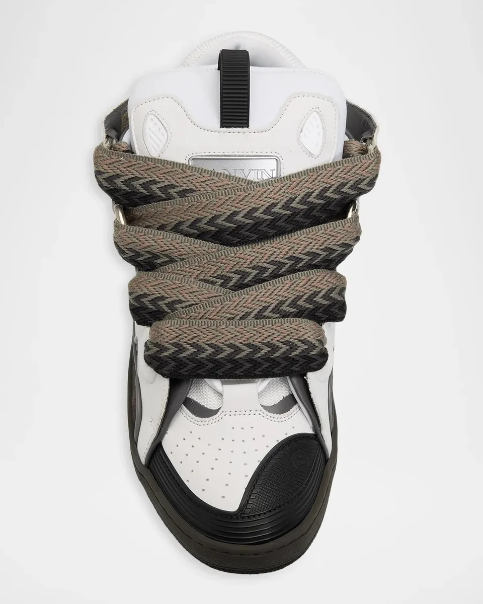 Lanvin Men's Curb Bicolor Sneakers | Thumbnail 5 Lanvin Men's Curb Bicolor Sneakers | Thumbnail 5
