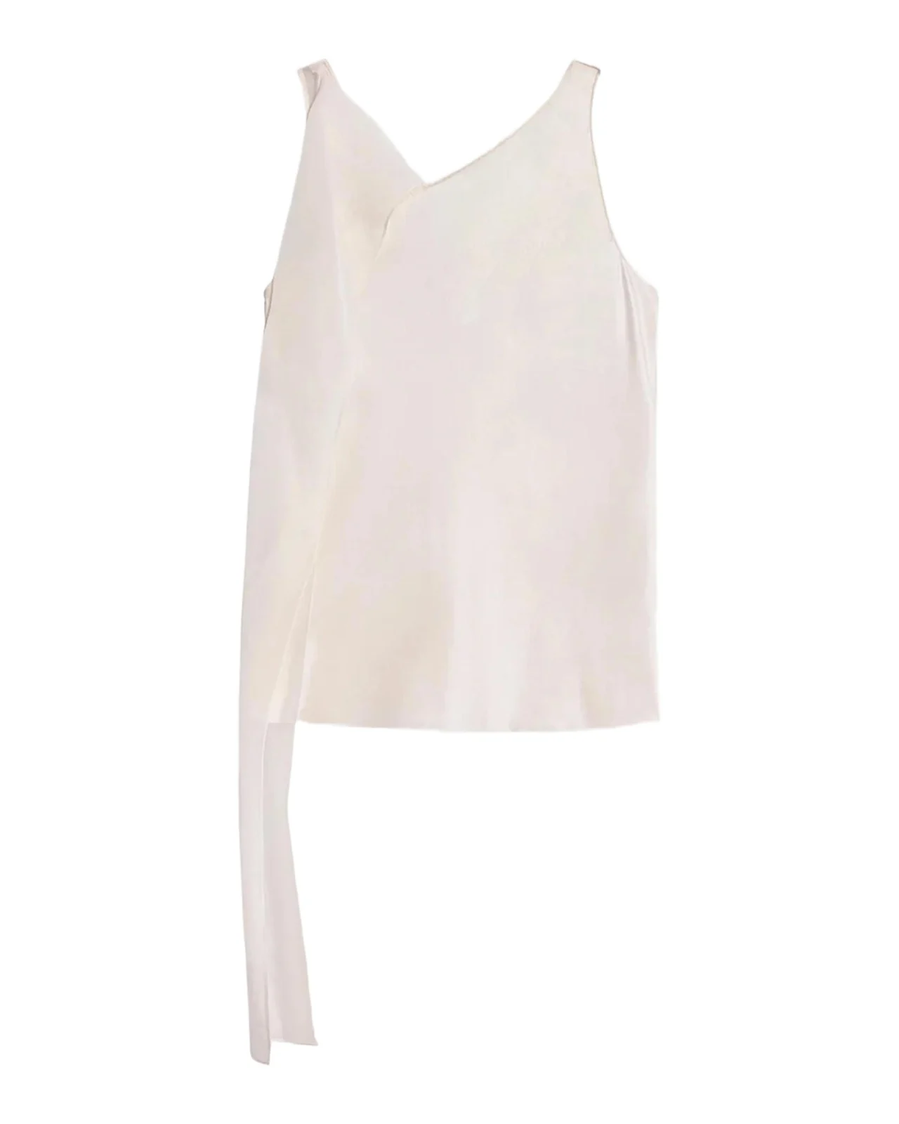 Asymmetric Silk Scarf Top Asymmetric Silk Scarf Top