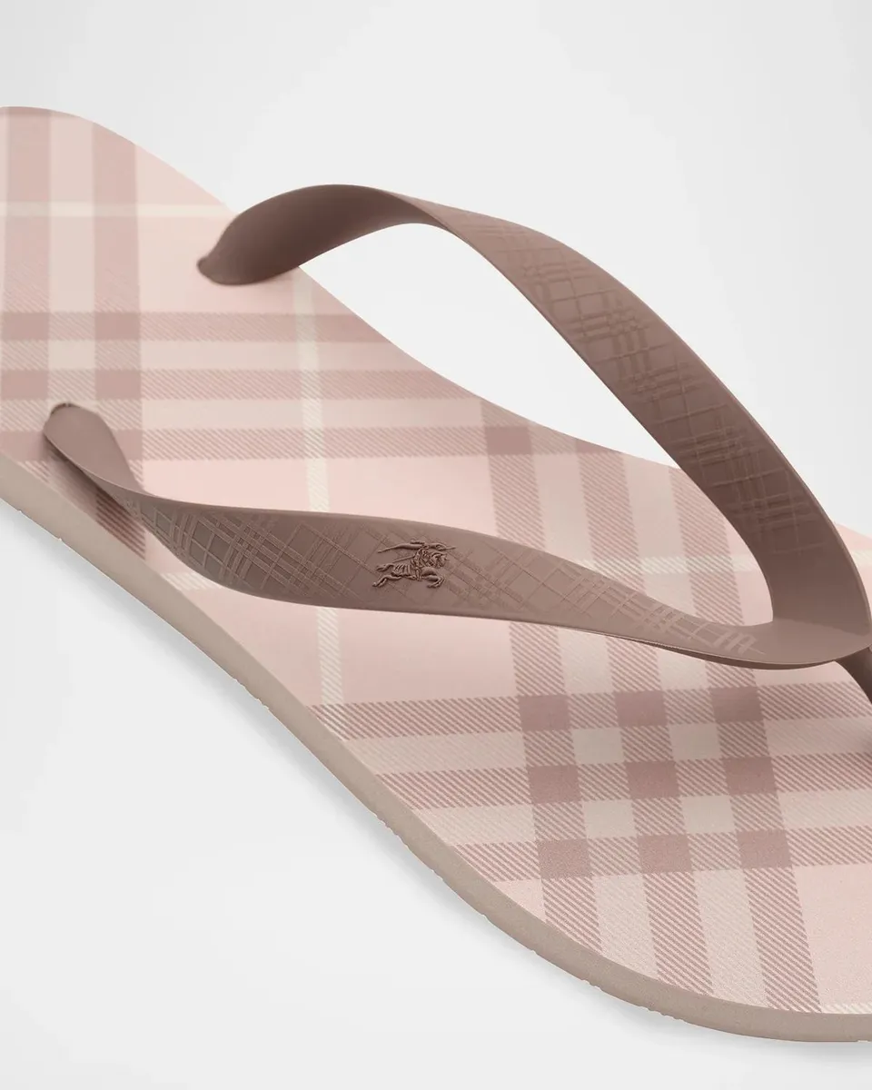Burberry Haze Check Flip Flops | Thumbnail 2 Burberry Haze Check Flip Flops | Thumbnail 2