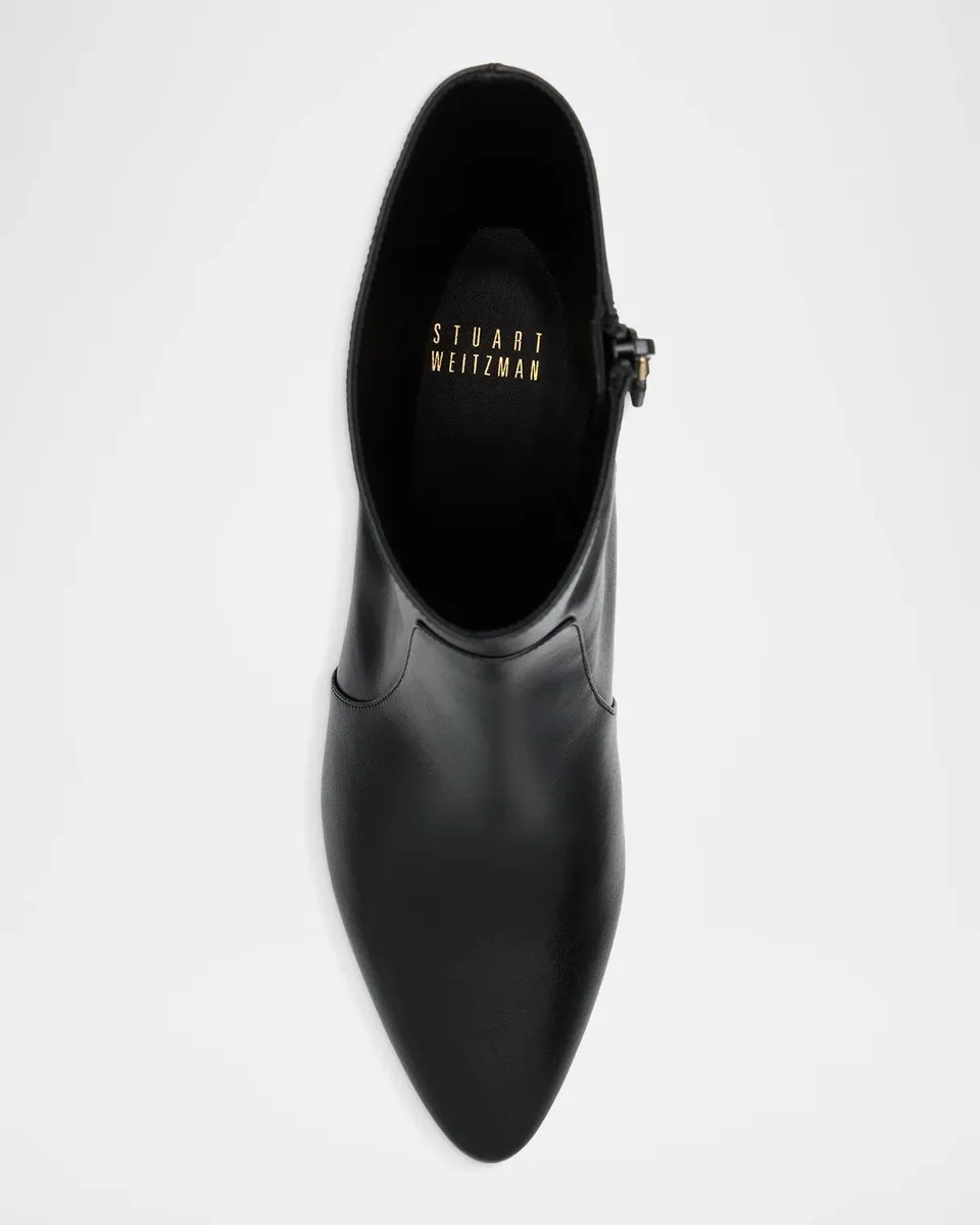 Stuart Weitzman Lennon 60MM Leather Ankle Boots | Thumbnail 6 Stuart Weitzman Lennon 60MM Leather Ankle Boots | Thumbnail 6