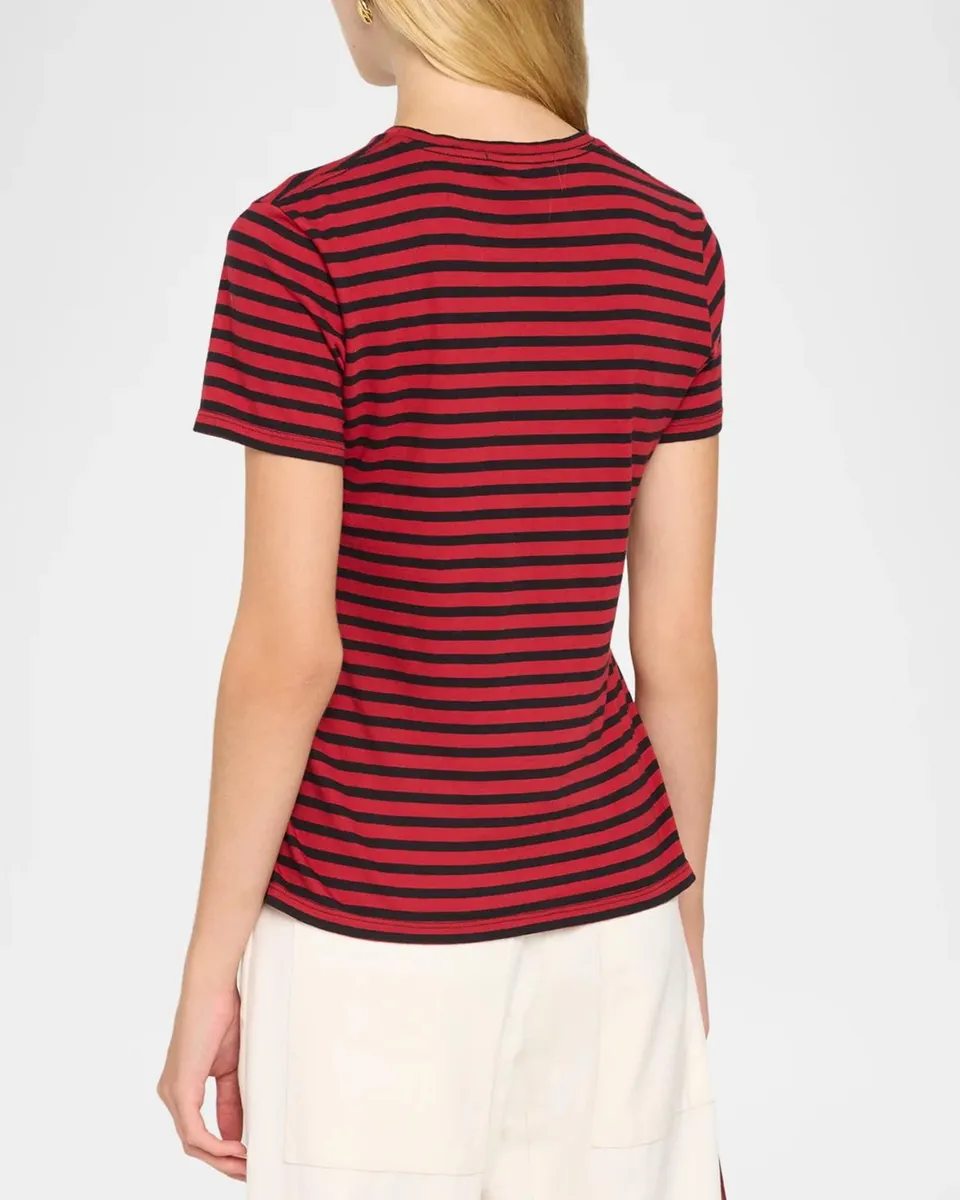 Nili Lotan Lana Crewneck Short-Sleeve T-Shirt | Thumbnail 3 Nili Lotan Lana Crewneck Short-Sleeve T-Shirt | Thumbnail 3
