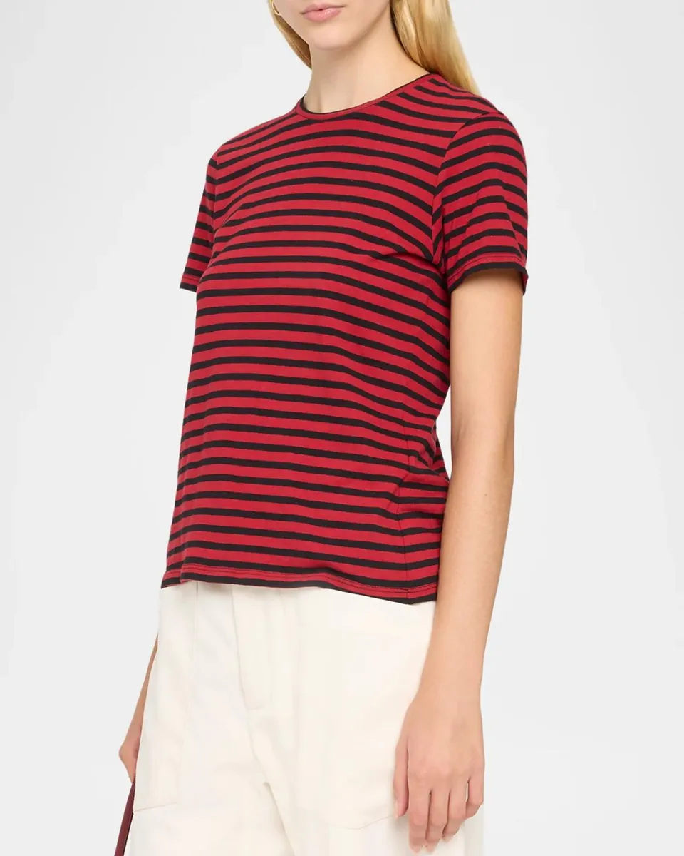 Nili Lotan Lana Crewneck Short-Sleeve T-Shirt | Thumbnail 4 Nili Lotan Lana Crewneck Short-Sleeve T-Shirt | Thumbnail 4