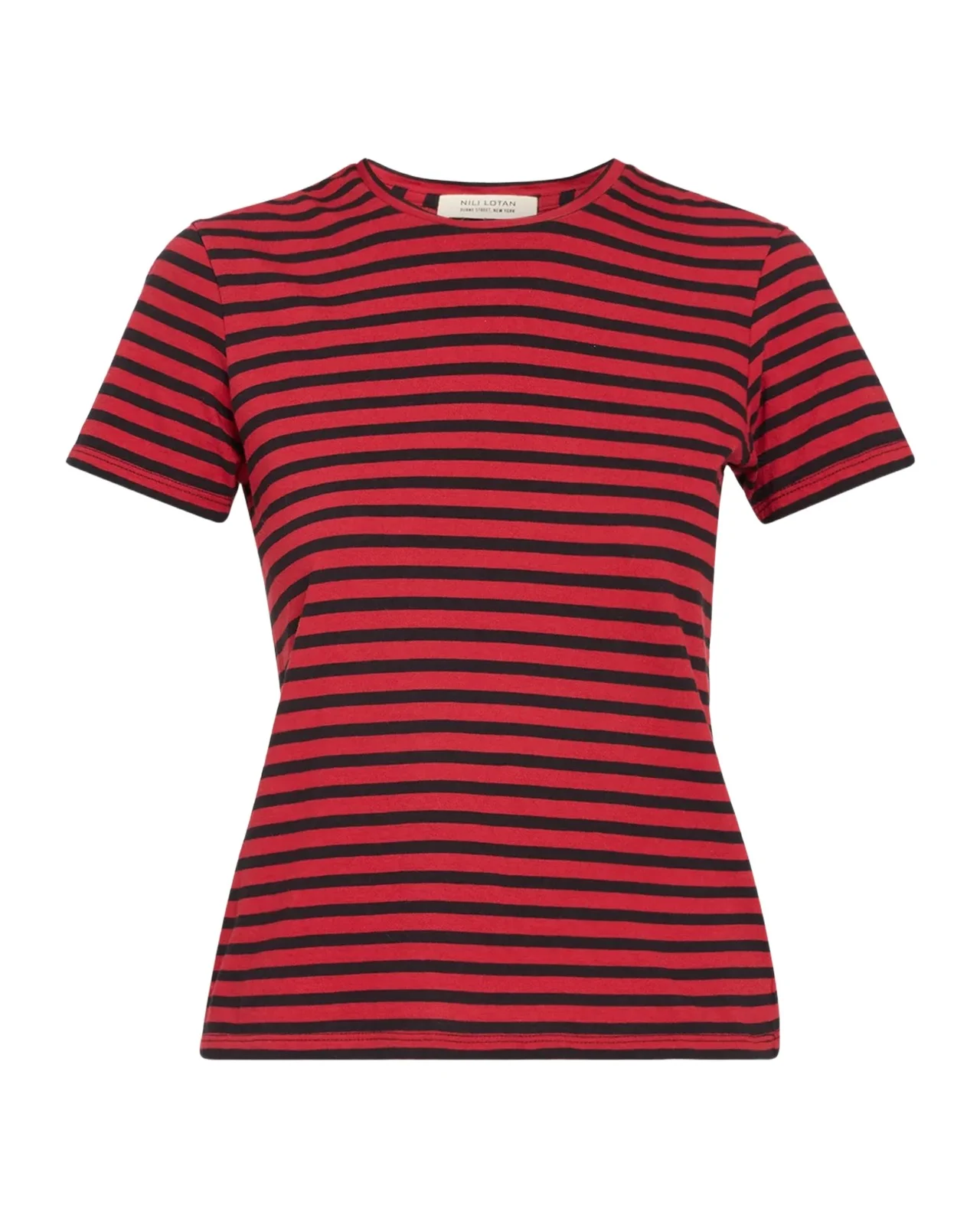 Nili Lotan Lana Crewneck Short-Sleeve T-Shirt