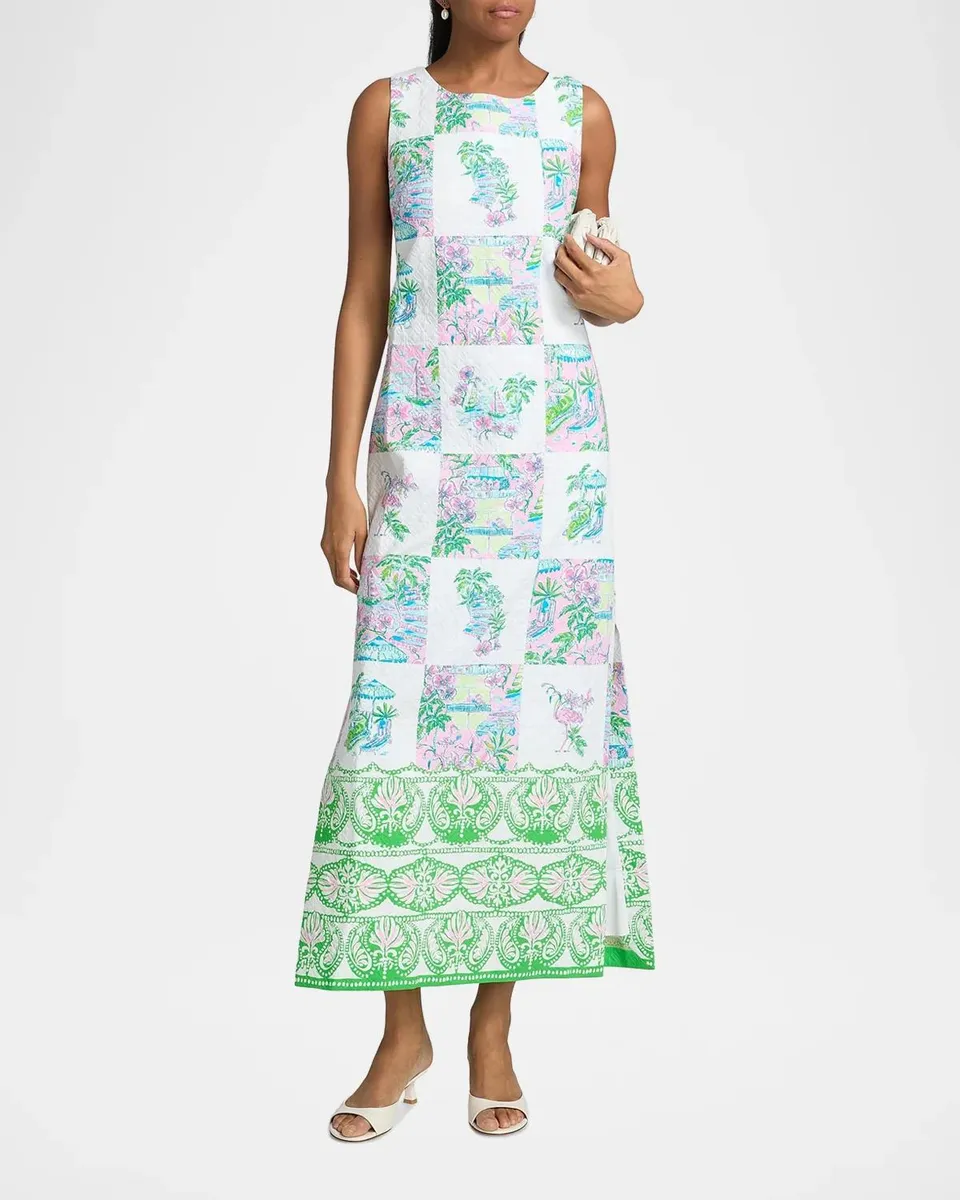 Lilly Pulitzer Dee Patch Print Maxi Dress | Thumbnail 2