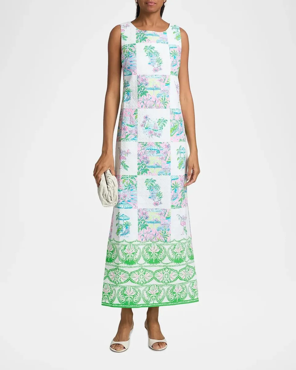 Lilly Pulitzer Dee Patch Print Maxi Dress | Thumbnail 4