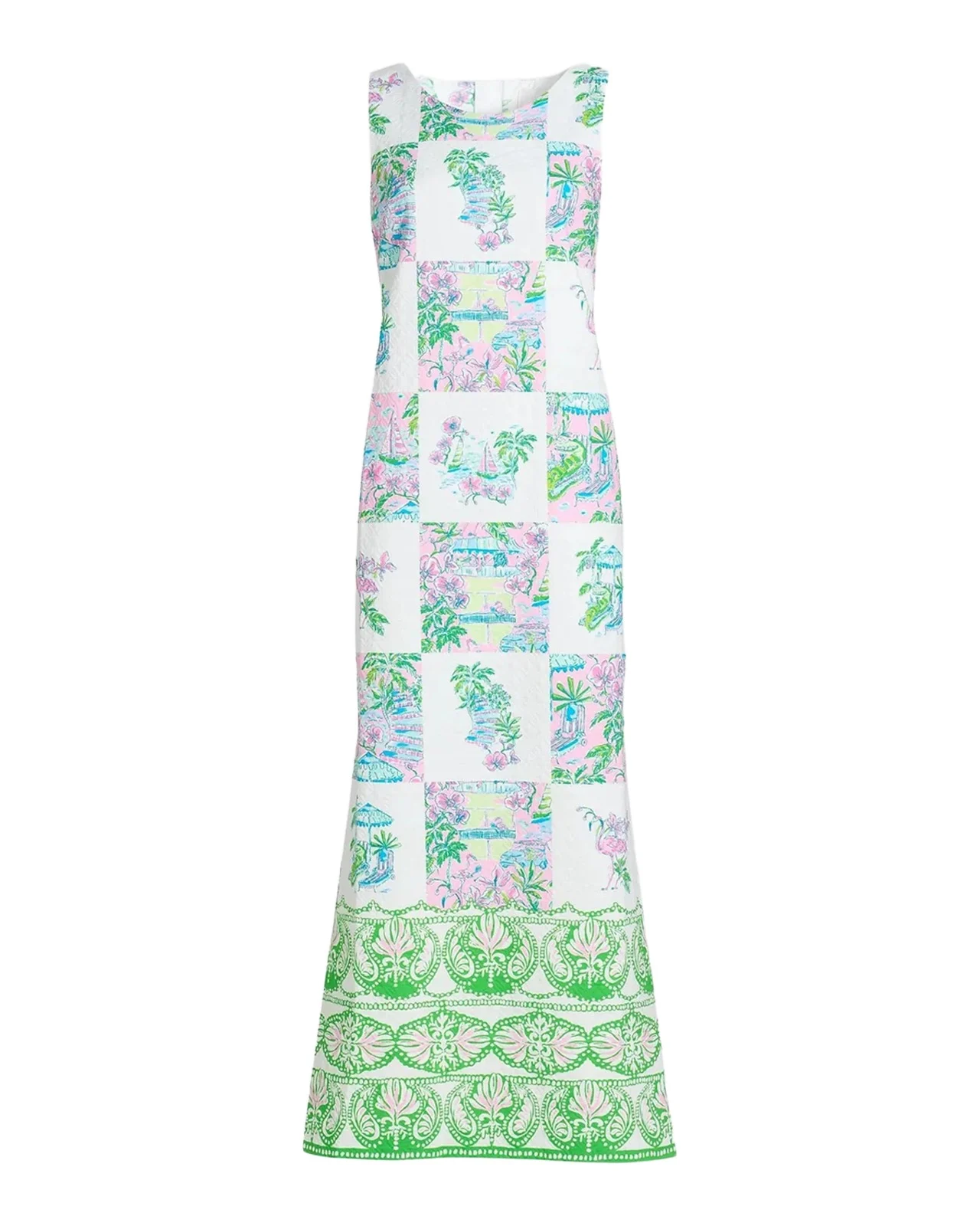 Dee Patch Print Maxi Dress Dee Patch Print Maxi Dress
