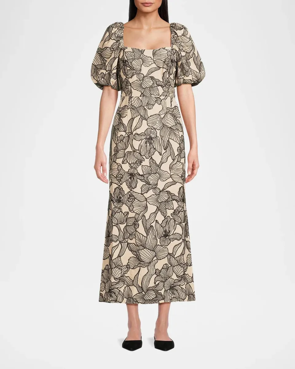 Lilly Pulitzer Linora Floral Maxi Dress | Thumbnail 4 Lilly Pulitzer Linora Floral Maxi Dress | Thumbnail 4
