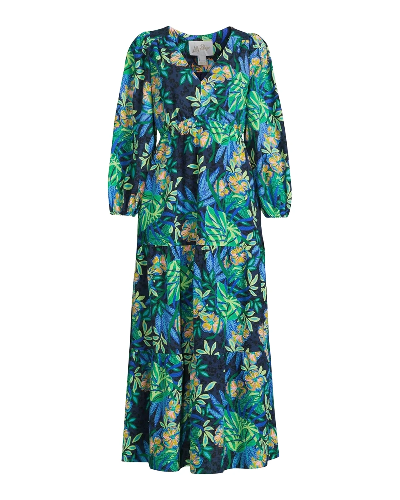 Deacon Floral Empire Midi Dress