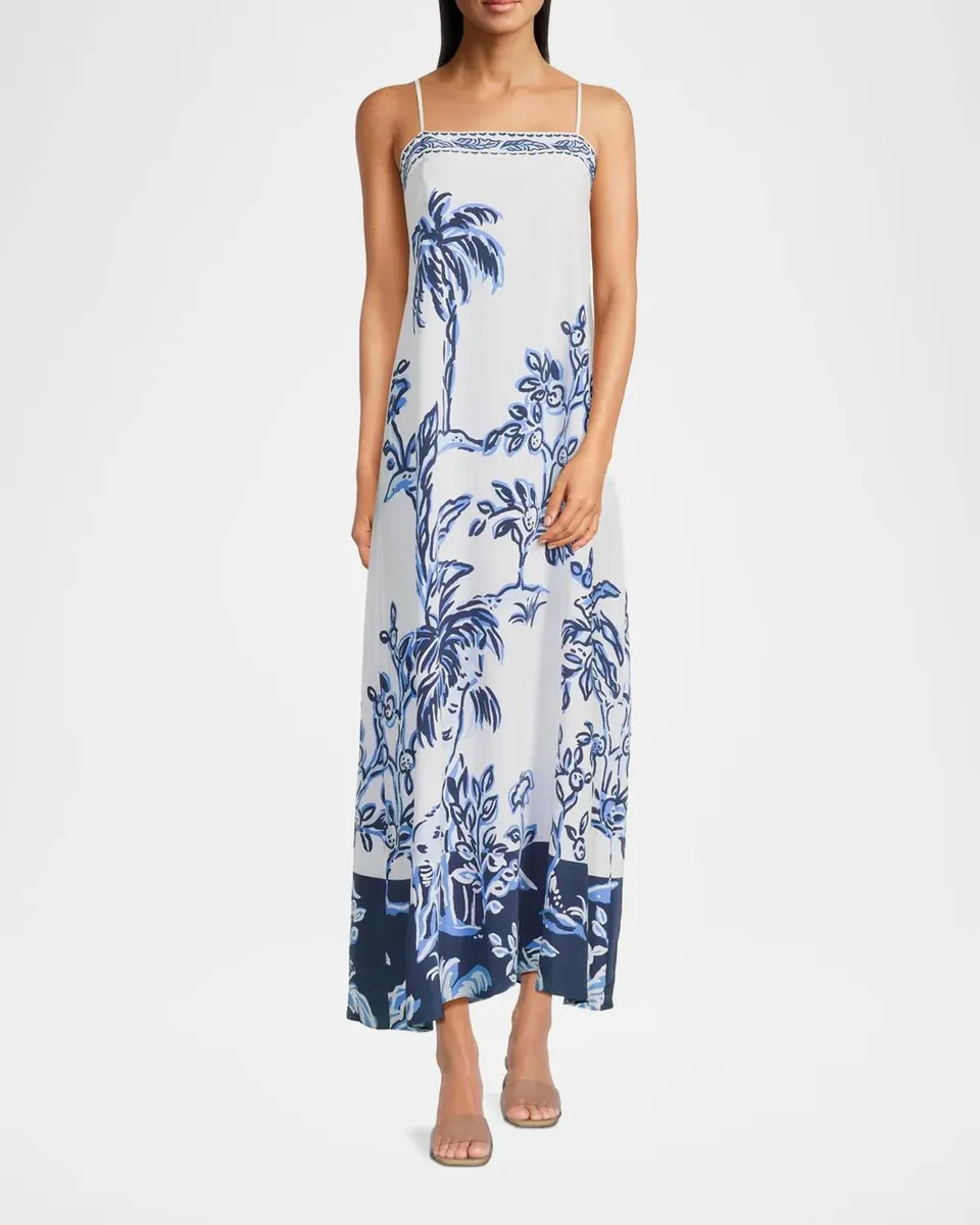 Lilly Pulitzer Jesslyn Silk Maxi Slip Dress | Thumbnail 2