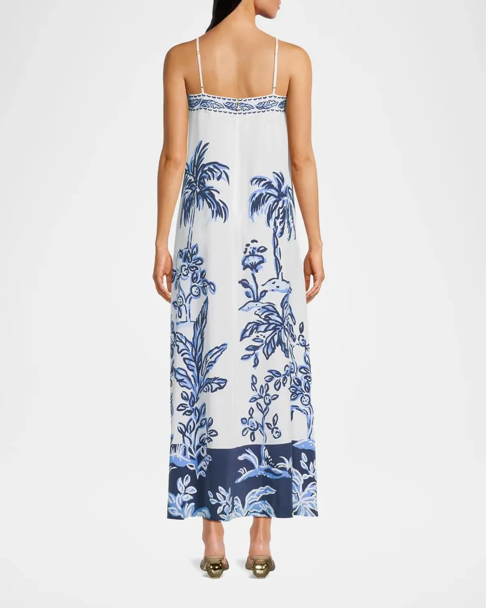 Lilly Pulitzer Jesslyn Silk Maxi Slip Dress | Thumbnail 3