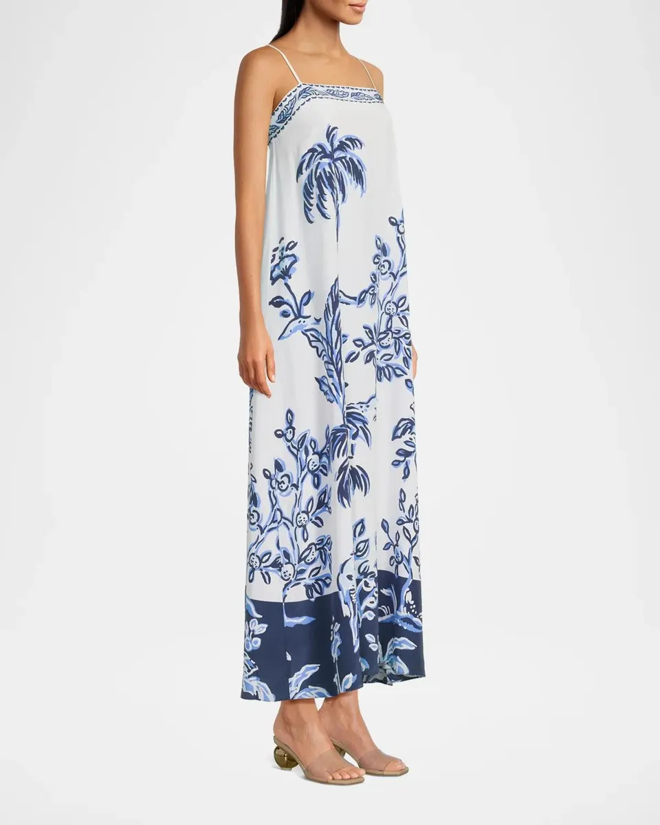 Lilly Pulitzer Jesslyn Silk Maxi Slip Dress | Thumbnail 6