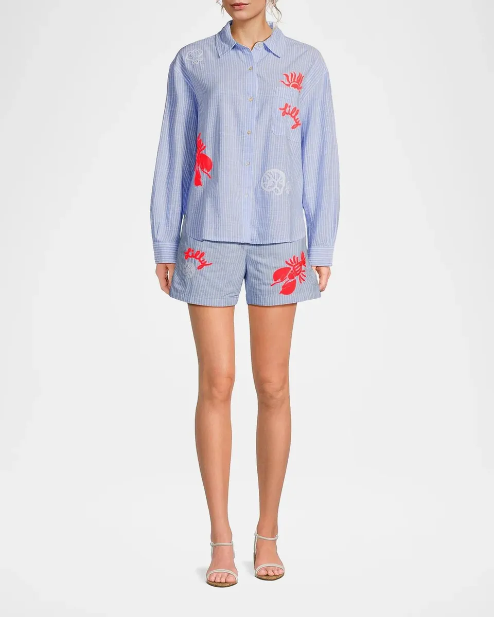 Lilly Pulitzer Bondi Cotton Shirt | Thumbnail 2 Lilly Pulitzer Bondi Cotton Shirt | Thumbnail 2