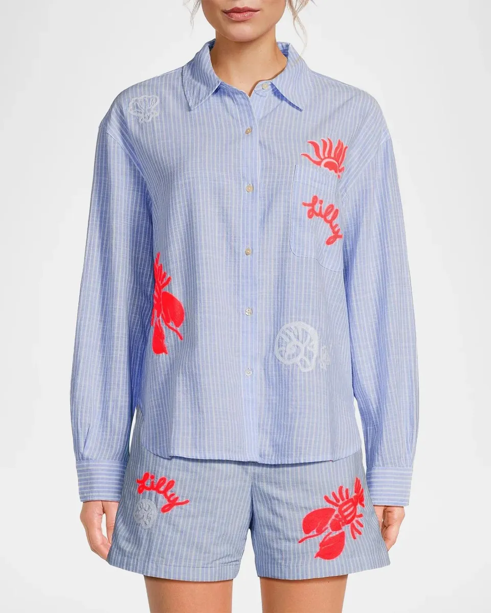Lilly Pulitzer Bondi Cotton Shirt | Thumbnail 4 Lilly Pulitzer Bondi Cotton Shirt | Thumbnail 4