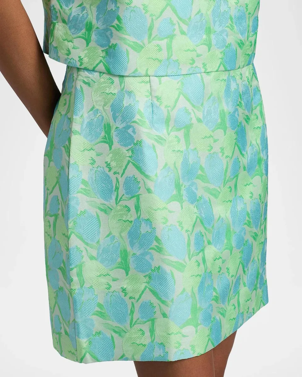 Lilly Pulitzer Kels Floral Jacquard Miniskirt | Thumbnail 5 Lilly Pulitzer Kels Floral Jacquard Miniskirt | Thumbnail 5