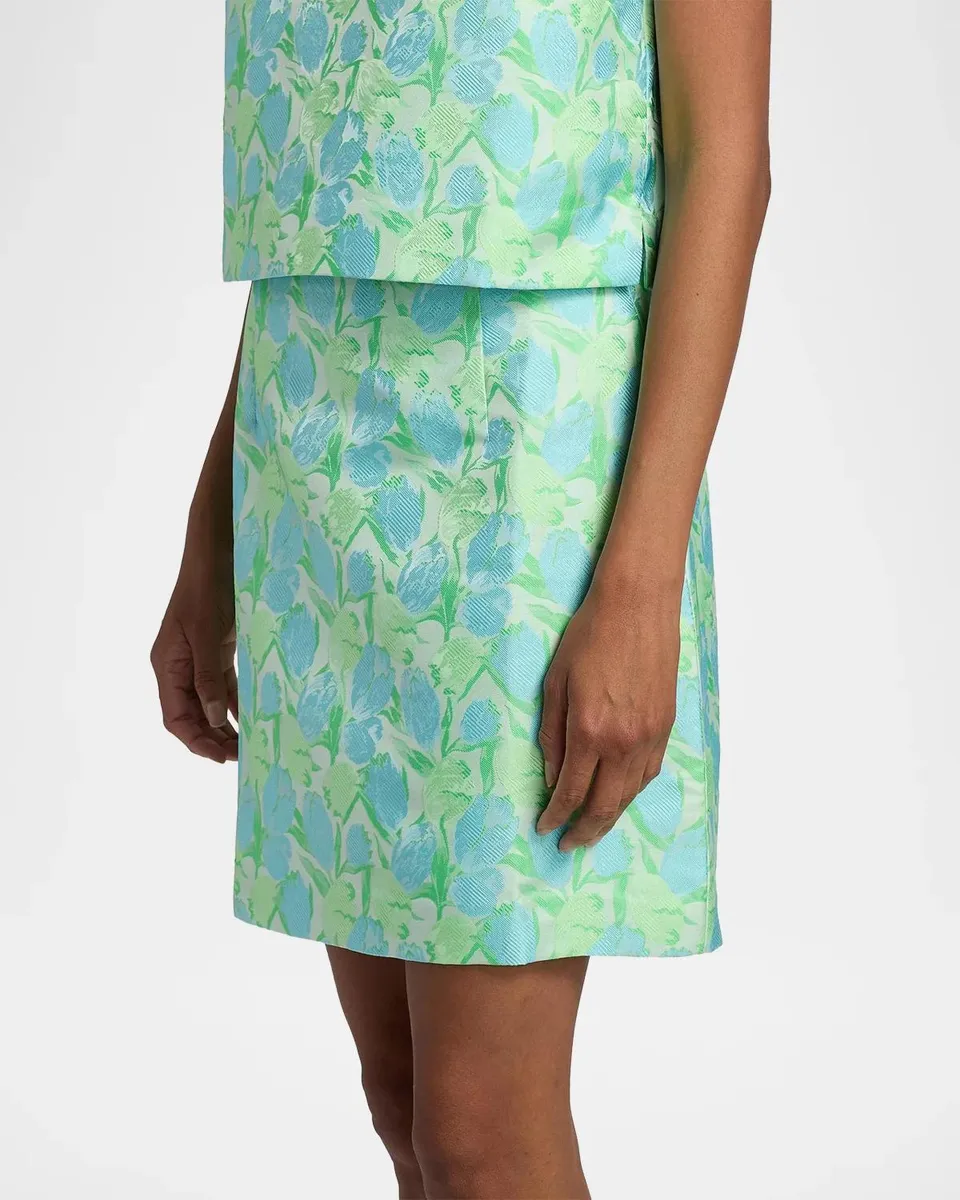 Lilly Pulitzer Kels Floral Jacquard Miniskirt | Thumbnail 7 Lilly Pulitzer Kels Floral Jacquard Miniskirt | Thumbnail 7