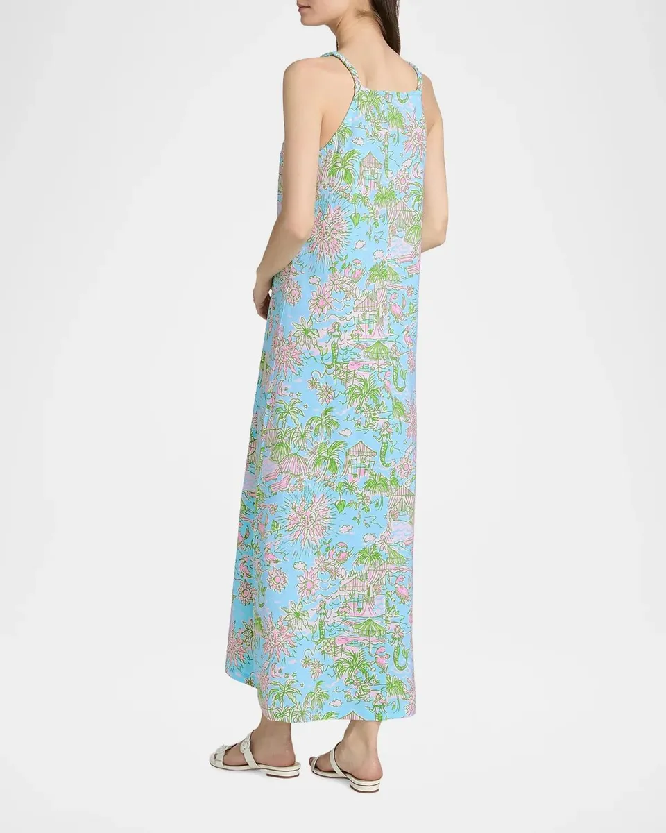 Lilly Pulitzer Kyleigh Cotton Printed Maxi Dress | Thumbnail 3