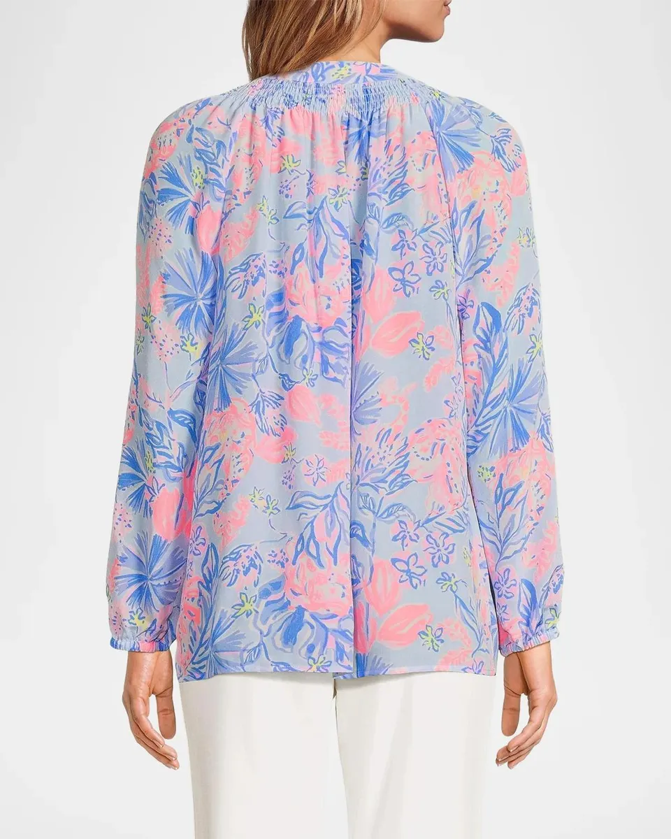 Lilly Pulitzer Elsa Silk Top | Thumbnail 3