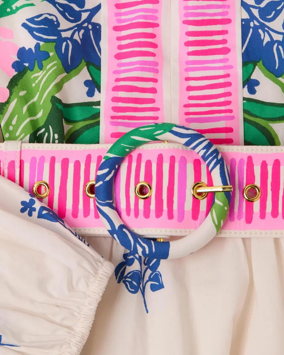 Lilly Pulitzer Chyanna Floral Cotton Belted Minidress | Thumbnail 5 Lilly Pulitzer Chyanna Floral Cotton Belted Minidress | Thumbnail 5