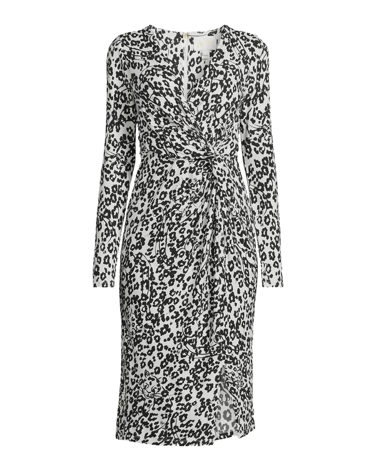 Odella V-Neck Midi-Dress