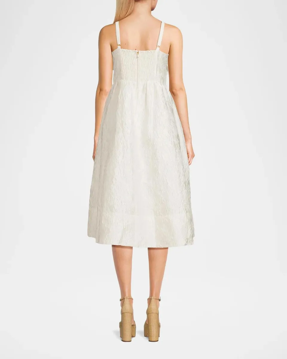 Lilly Pulitzer Ellara Jacquard Bow Midi-Dress | Thumbnail 3