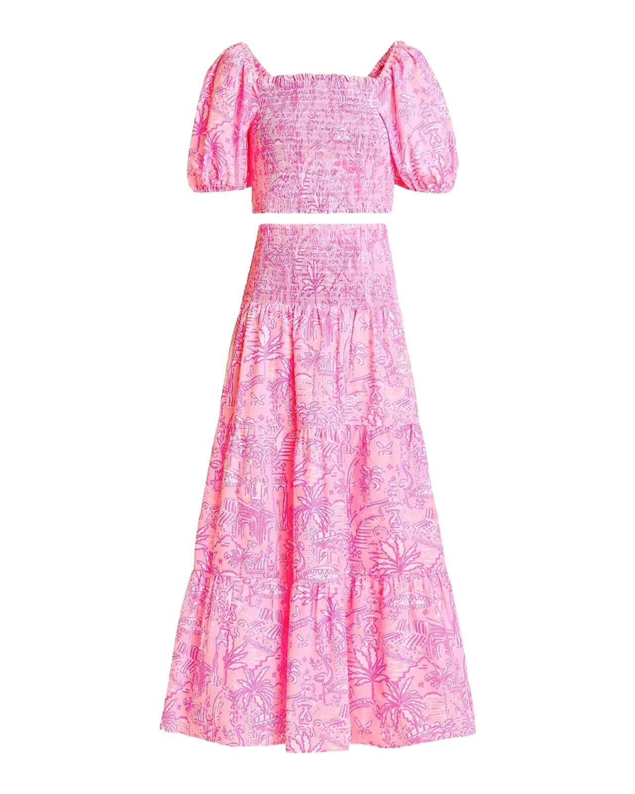 Lilly Pulitzer Aston Top & Skirt Set