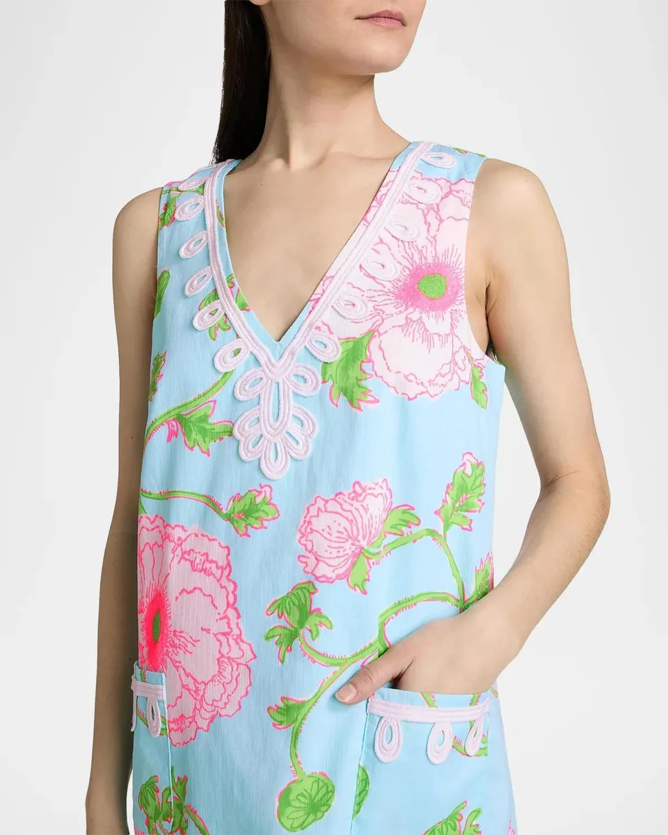 Lilly Pulitzer Sidonie Floral Stretch Shift Minidress | Thumbnail 5 Lilly Pulitzer Sidonie Floral Stretch Shift Minidress | Thumbnail 5