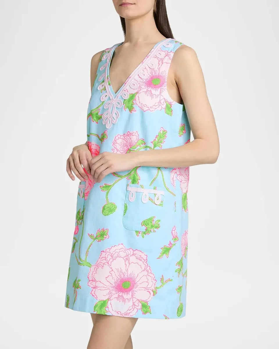 Lilly Pulitzer Sidonie Floral Stretch Shift Minidress | Thumbnail 7 Lilly Pulitzer Sidonie Floral Stretch Shift Minidress | Thumbnail 7
