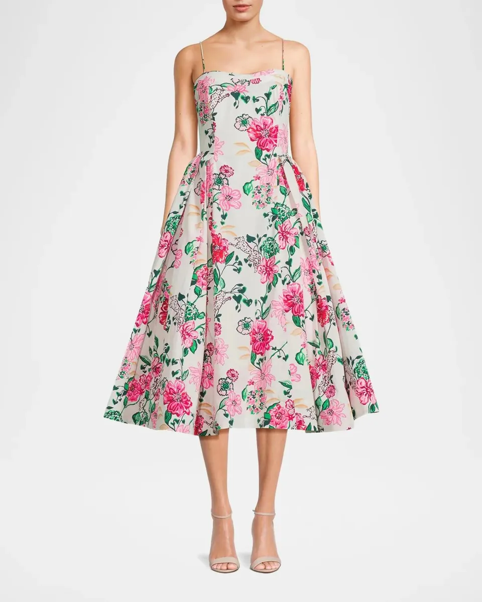 Lilly Pulitzer Lillyanna Floral Fit-&-Flare Dress | Thumbnail 4 Lilly Pulitzer Lillyanna Floral Fit-&-Flare Dress | Thumbnail 4