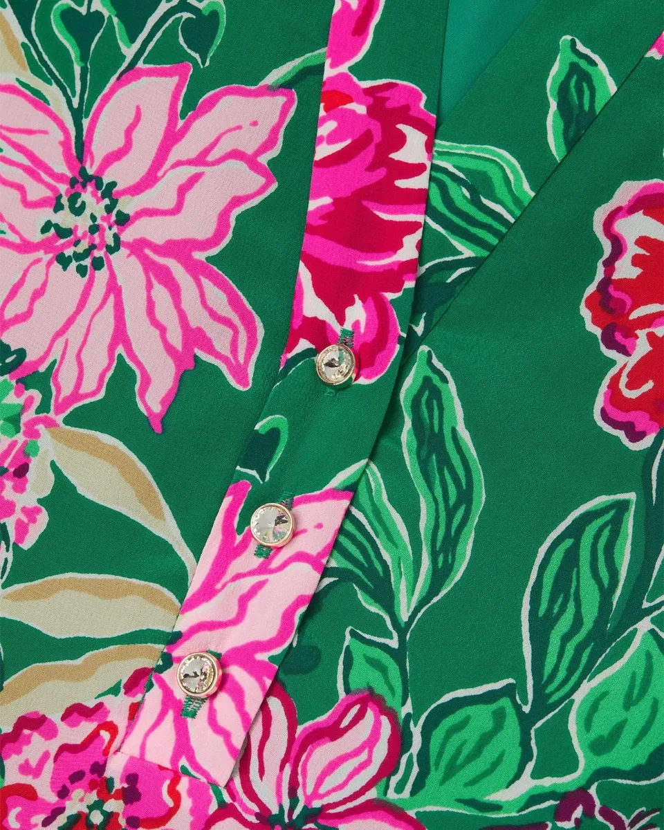 Lilly Pulitzer Evaline Floral Silk Dress | Thumbnail 5 Lilly Pulitzer Evaline Floral Silk Dress | Thumbnail 5