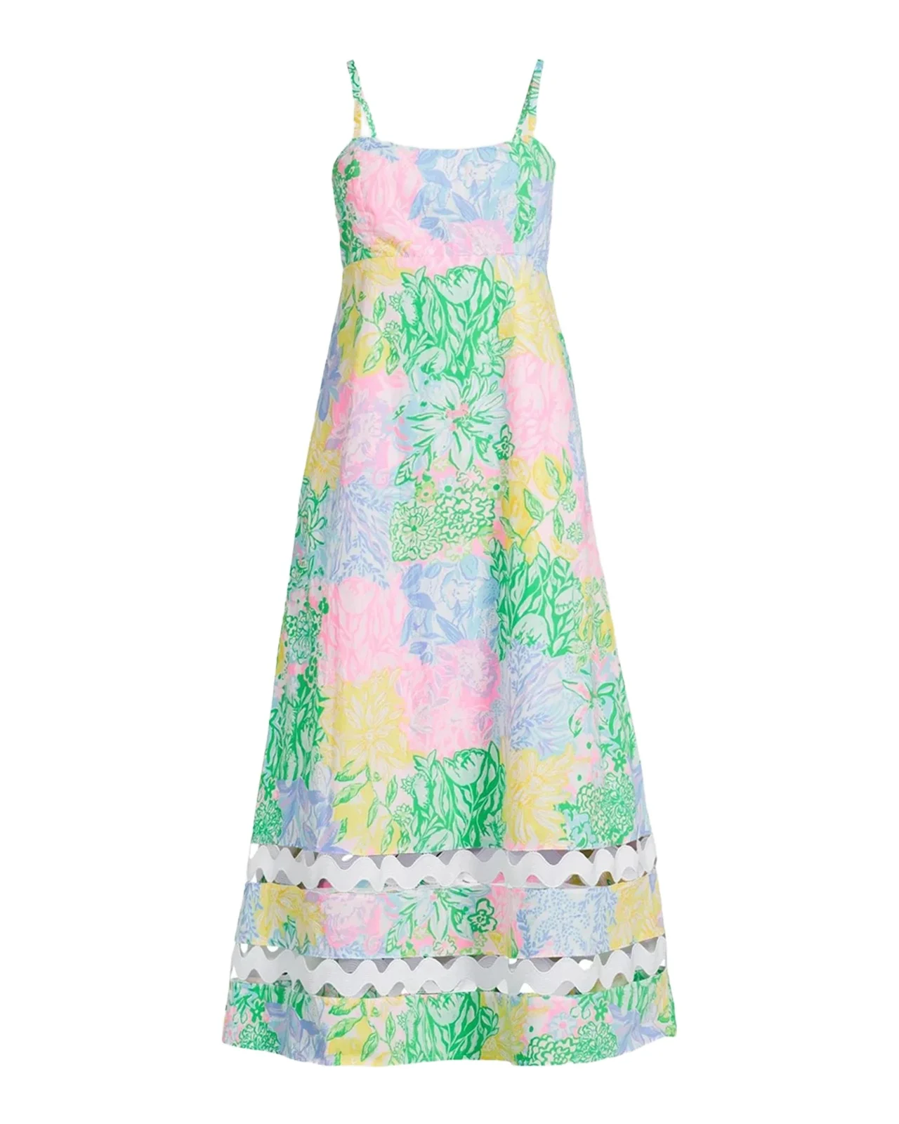 Haliey Floral Cotton Midi-Dress