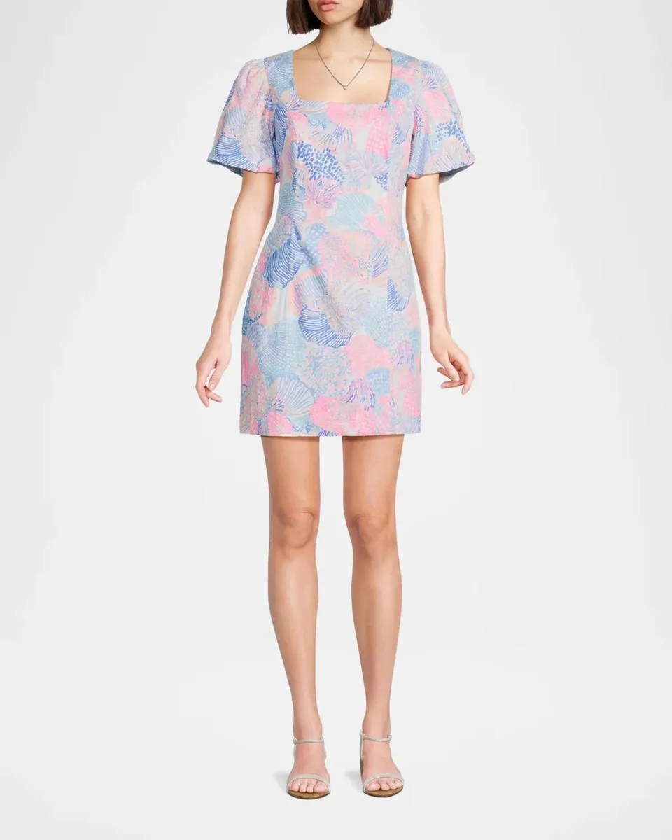 Lilly Pulitzer Kalinara Stretch-Cotton Skirted Romper | Thumbnail 2 Lilly Pulitzer Kalinara Stretch-Cotton Skirted Romper | Thumbnail 2