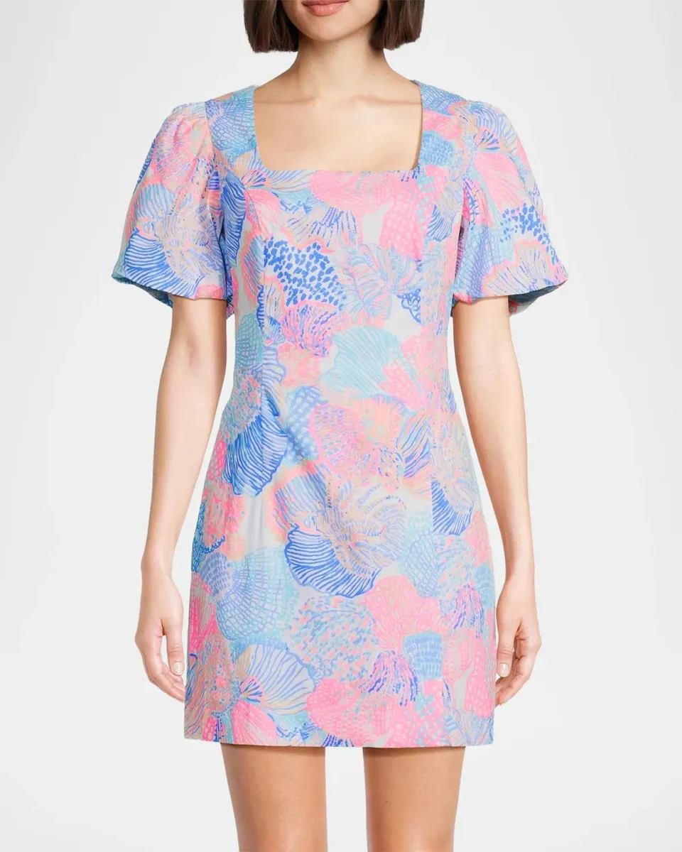 Lilly Pulitzer Kalinara Stretch-Cotton Skirted Romper | Thumbnail 4 Lilly Pulitzer Kalinara Stretch-Cotton Skirted Romper | Thumbnail 4