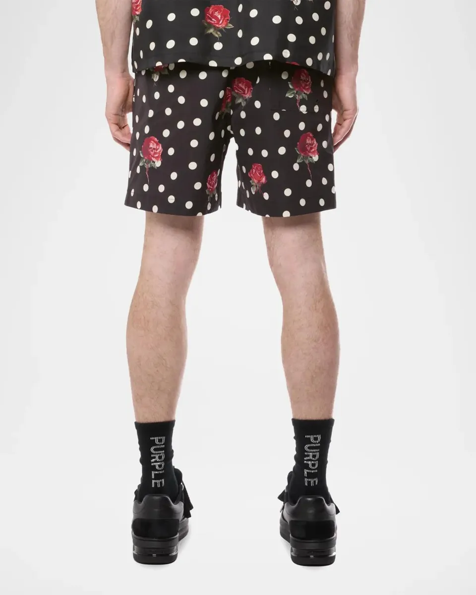 PURPLE Men's All Around Printed Swim Shorts | Thumbnail 2