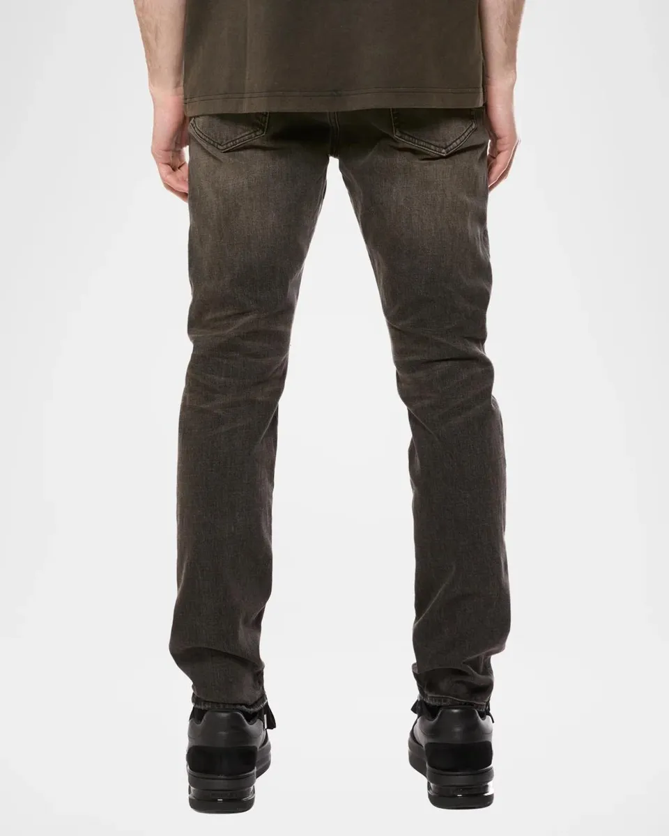 PURPLE Men's D-Resin Distressed Slim Jeans | Thumbnail 2 PURPLE Men's D-Resin Distressed Slim Jeans | Thumbnail 2