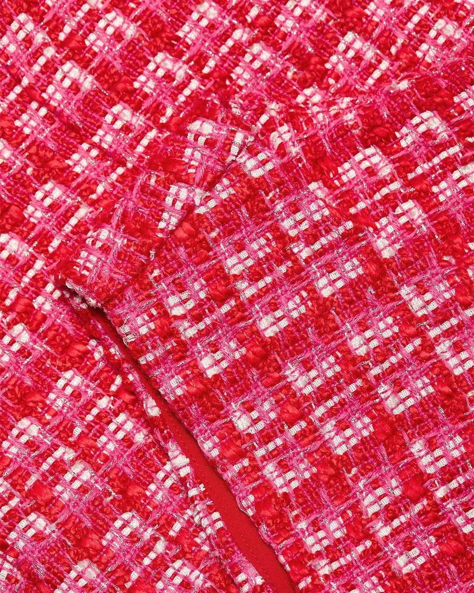 Lilly Pulitzer Enya Bouclé Grid Minidress | Thumbnail 6 Lilly Pulitzer Enya Bouclé Grid Minidress | Thumbnail 6