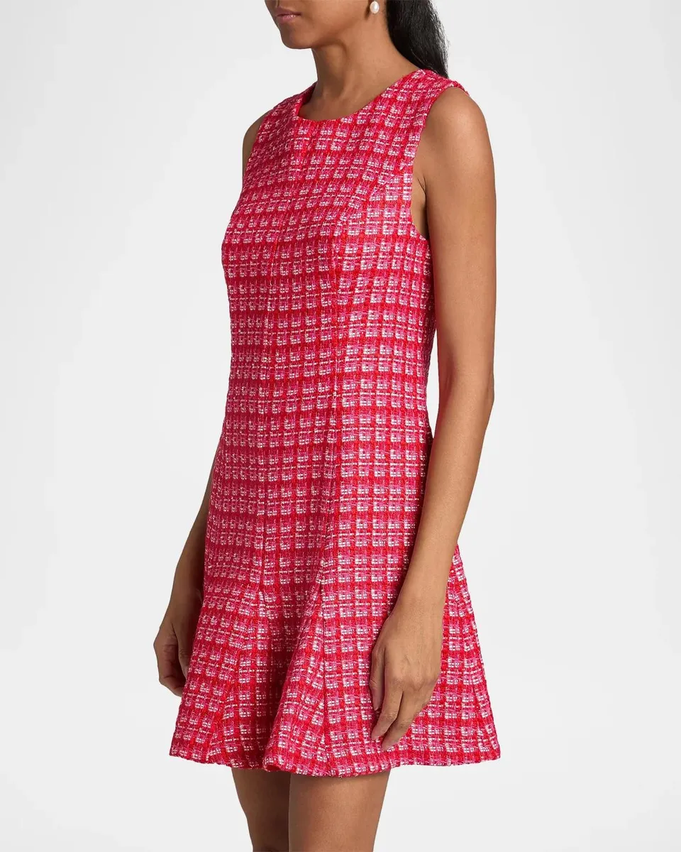 Lilly Pulitzer Enya Bouclé Grid Minidress | Thumbnail 7 Lilly Pulitzer Enya Bouclé Grid Minidress | Thumbnail 7