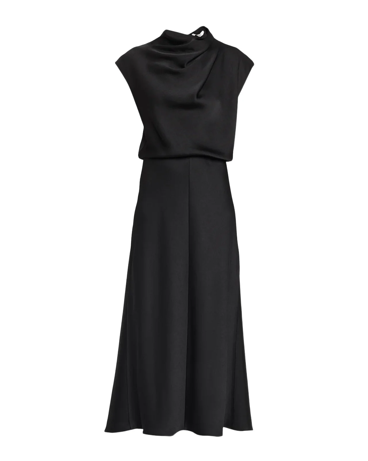 Draped Cowl-Neck Midi Dress Draped Cowl-Neck Midi Dress