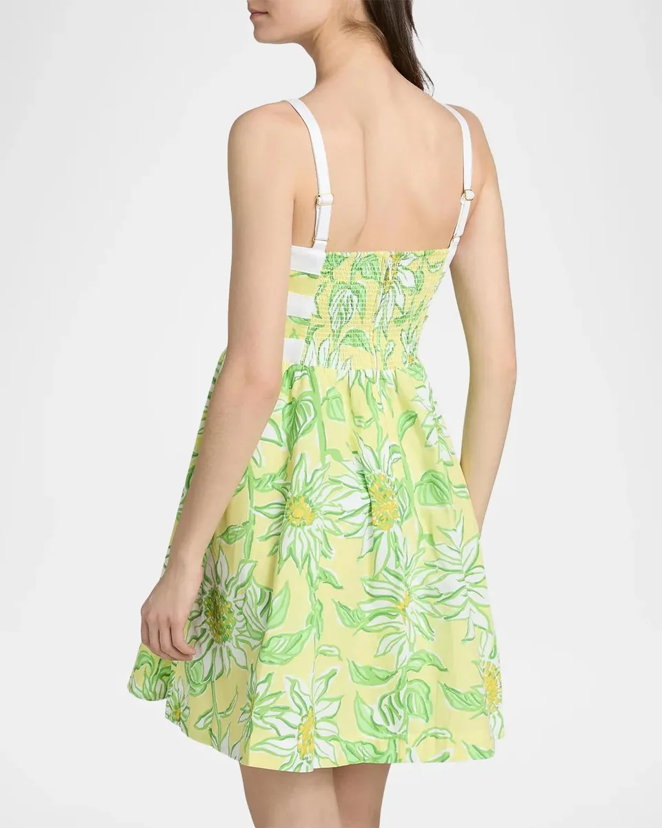 Lilly Pulitzer Cheri Floral A-Line Sleeveless Minidress | Thumbnail 3 Lilly Pulitzer Cheri Floral A-Line Sleeveless Minidress | Thumbnail 3