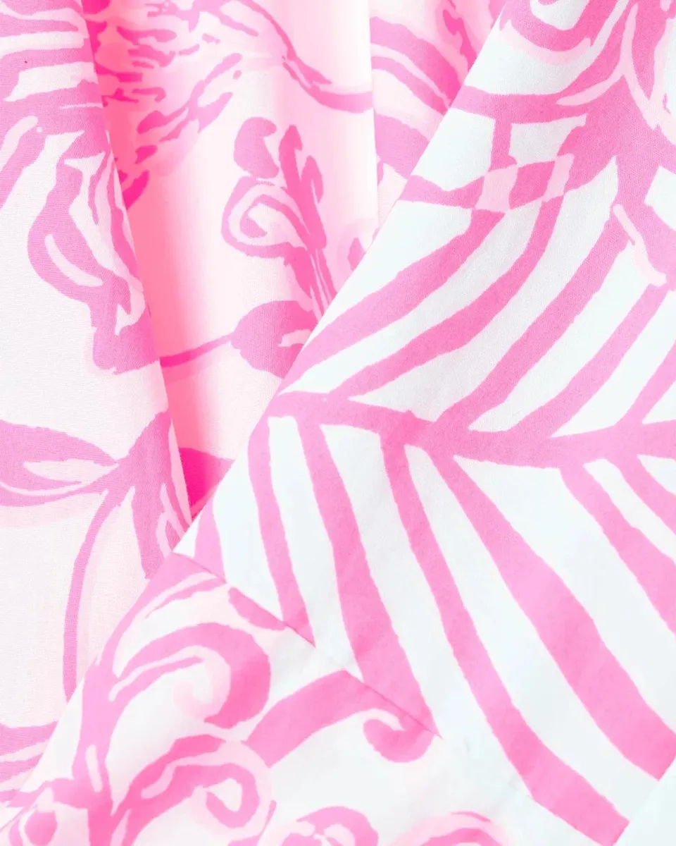Lilly Pulitzer Palm Print Poplin Midi-Dress | Thumbnail 5