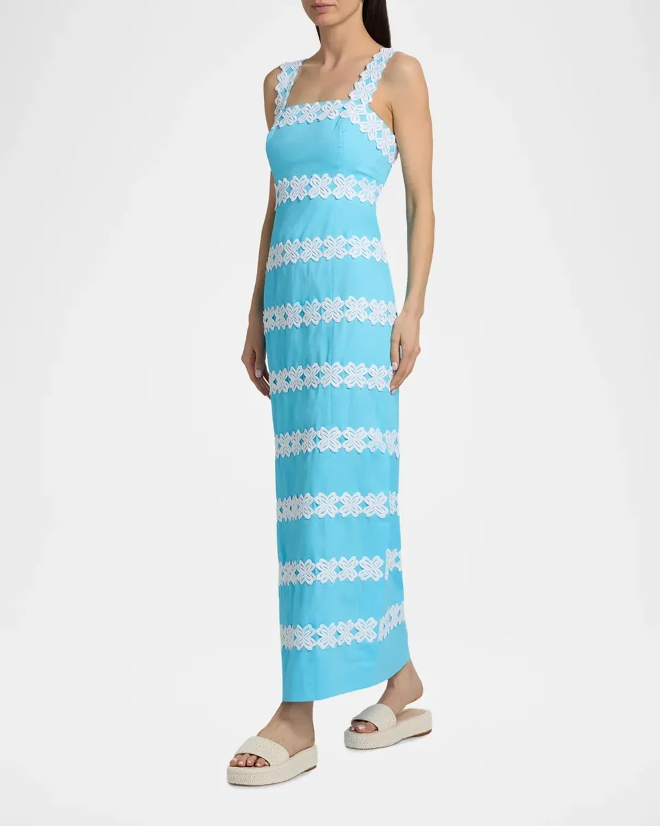 Lilly Pulitzer Davis Lace Stripe Maxi Dress | Thumbnail 2 Lilly Pulitzer Davis Lace Stripe Maxi Dress | Thumbnail 2