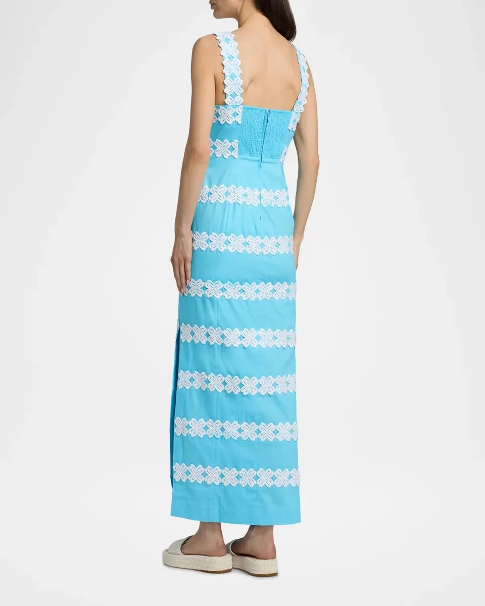 Lilly Pulitzer Davis Lace Stripe Maxi Dress | Thumbnail 3 Lilly Pulitzer Davis Lace Stripe Maxi Dress | Thumbnail 3