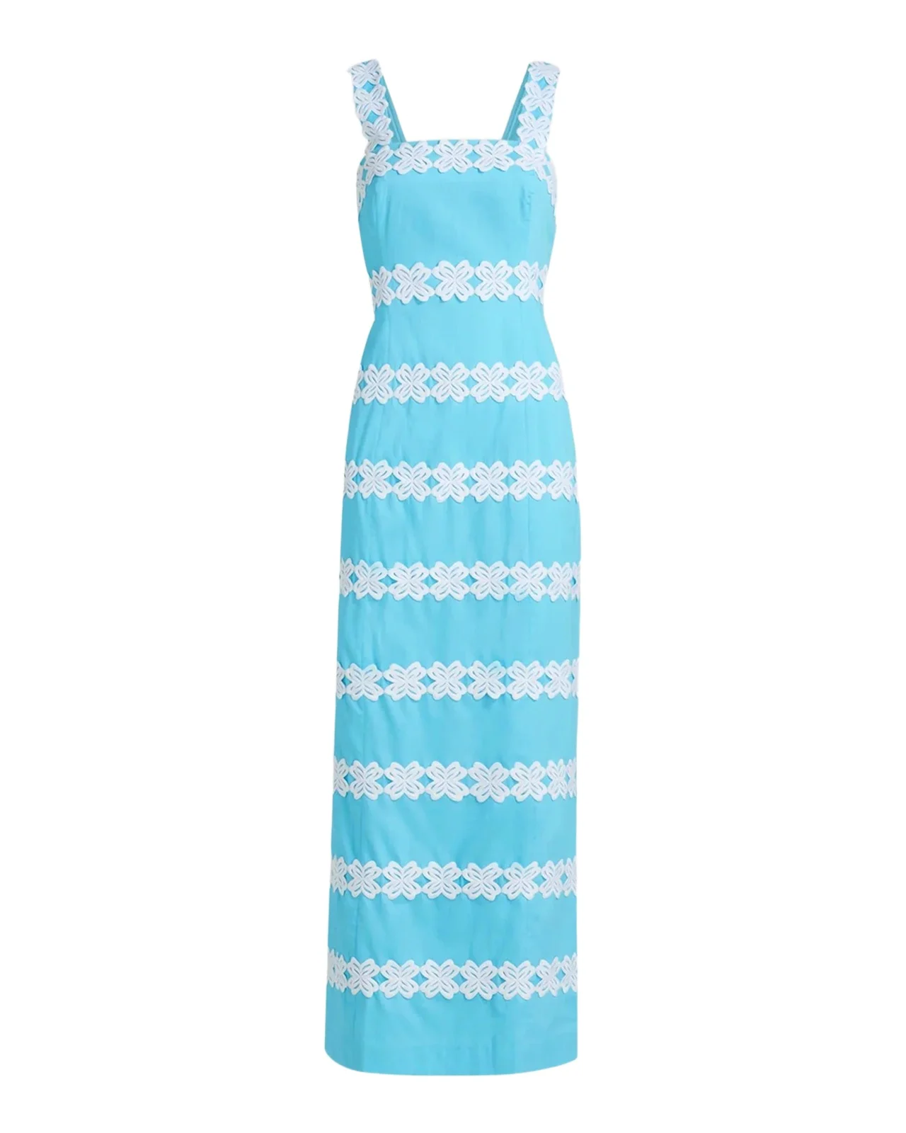 Davis Lace Stripe Maxi Dress Davis Lace Stripe Maxi Dress