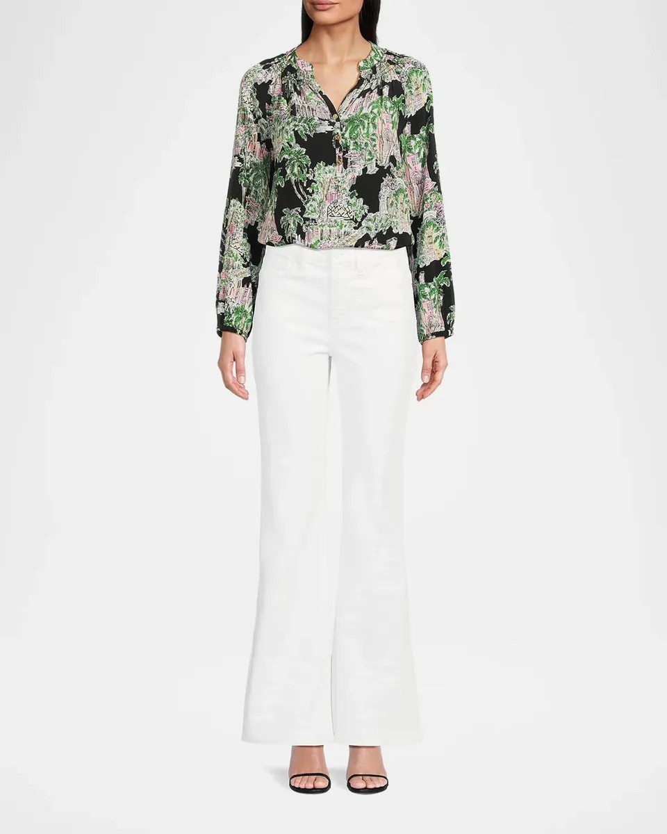 Lilly Pulitzer Elsa Silk Blouse | Thumbnail 2