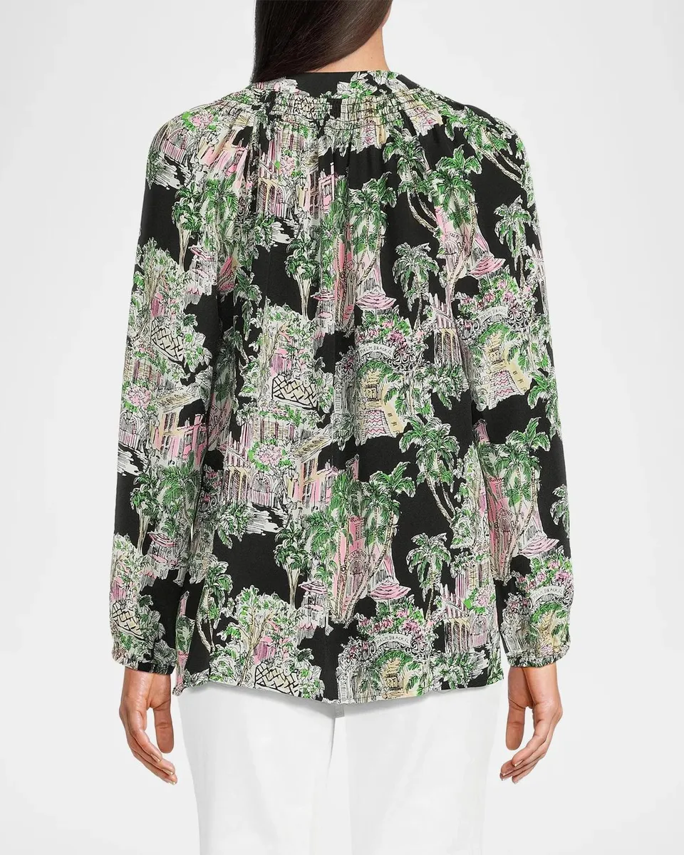 Lilly Pulitzer Elsa Silk Blouse | Thumbnail 3