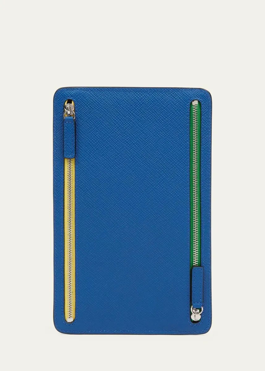 Smythson Panama Multi-Zip Currency Case | Thumbnail 3 Smythson Panama Multi-Zip Currency Case | Thumbnail 3