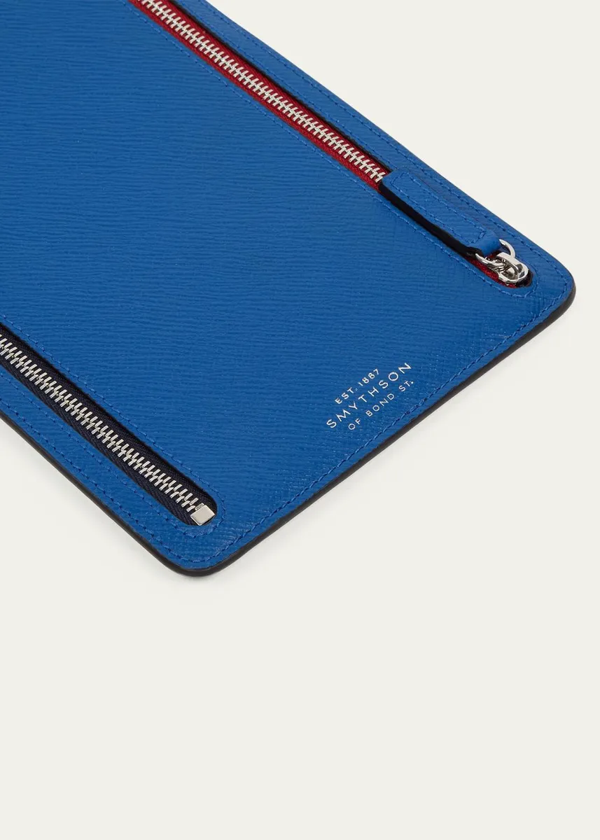Smythson Panama Multi-Zip Currency Case | Thumbnail 4 Smythson Panama Multi-Zip Currency Case | Thumbnail 4