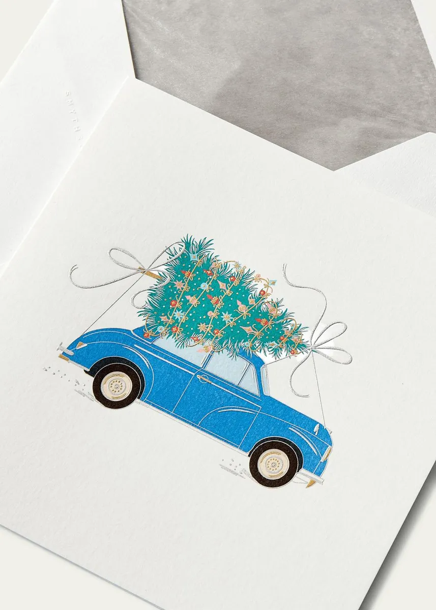 Smythson Holiday Car Cards, Set of 10 | Thumbnail 2