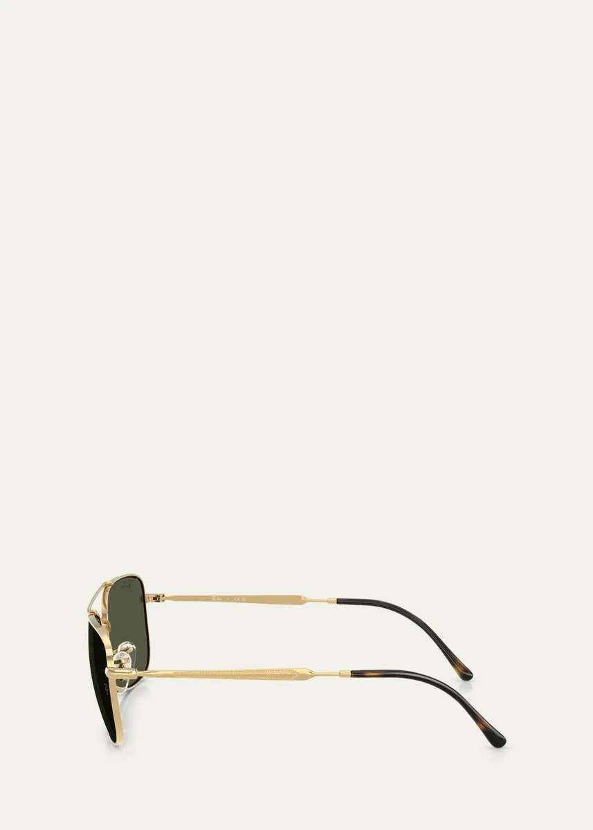 Ray-Ban Luxottica Metal Rectangle Sunglasses | Thumbnail 3 Ray-Ban Luxottica Metal Rectangle Sunglasses | Thumbnail 3
